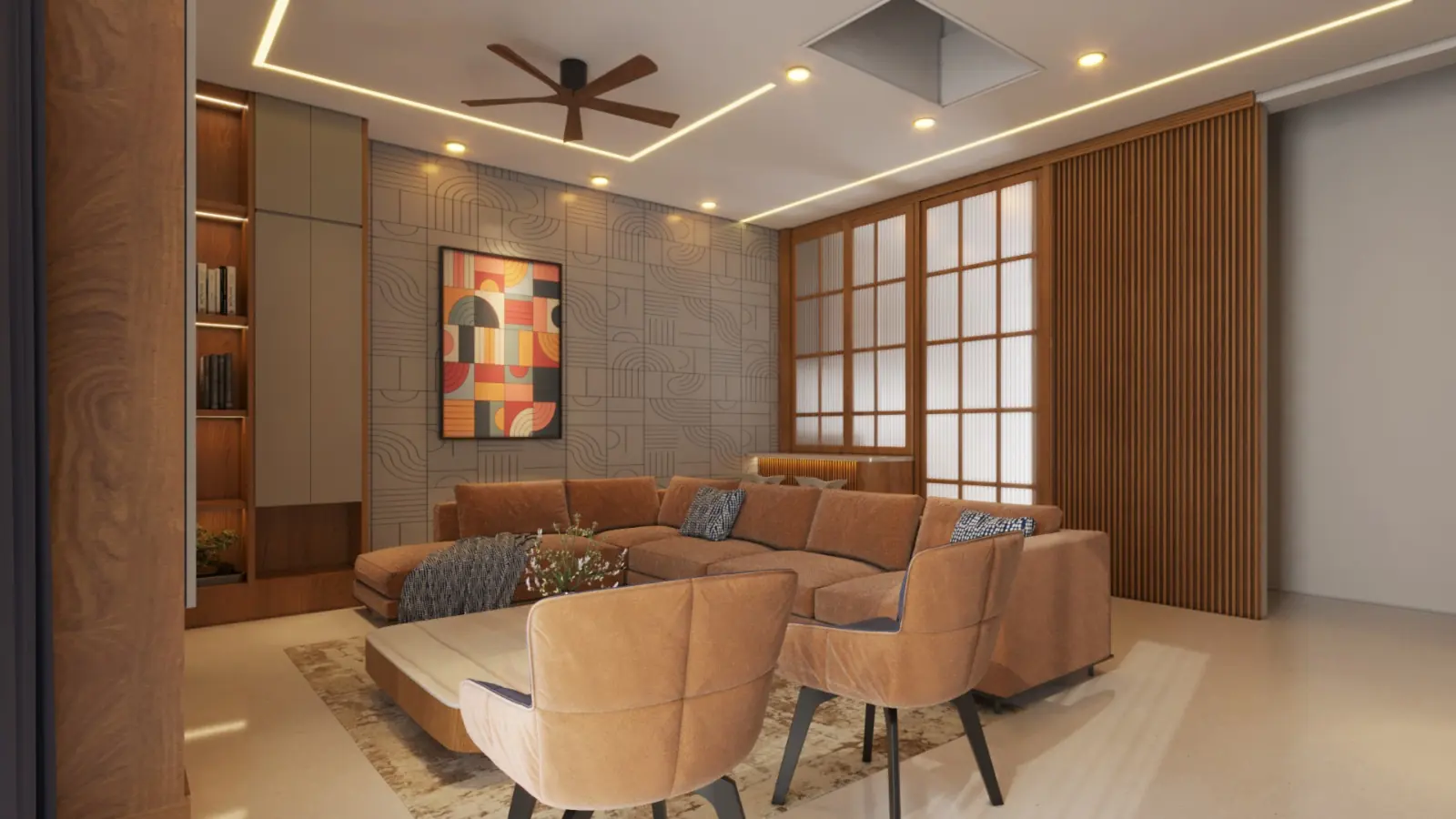 Interior view 2 – Daman Residence, turnkey execution by Pixel Solution