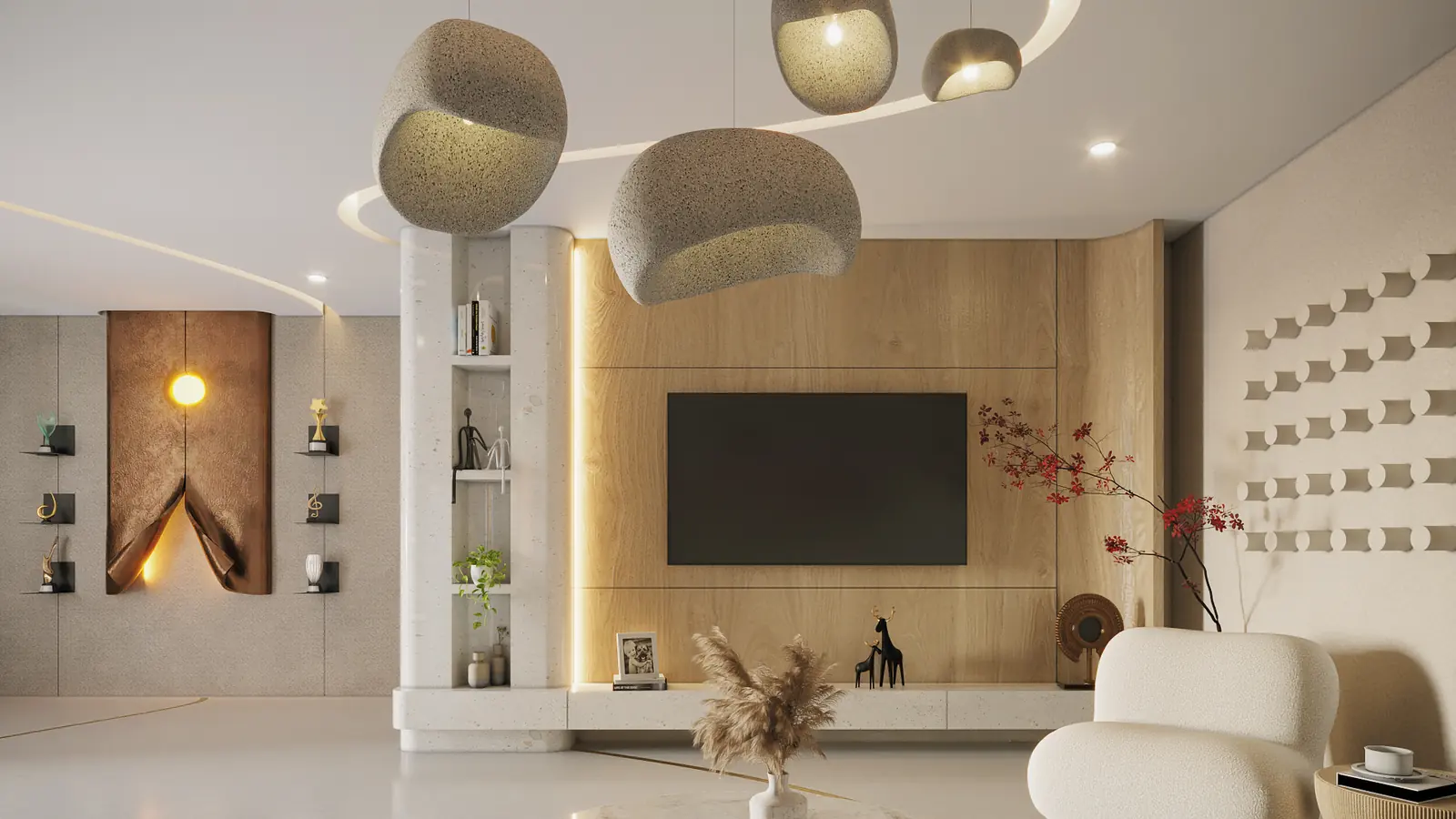 Interior view 3 – Lights, Camera, Design — A Star's Sanctuary, concept design by Pixel Solution
