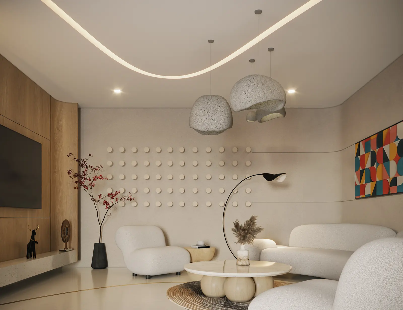 Interior view 4 – Lights, Camera, Design — A Star's Sanctuary, concept design by Pixel Solution