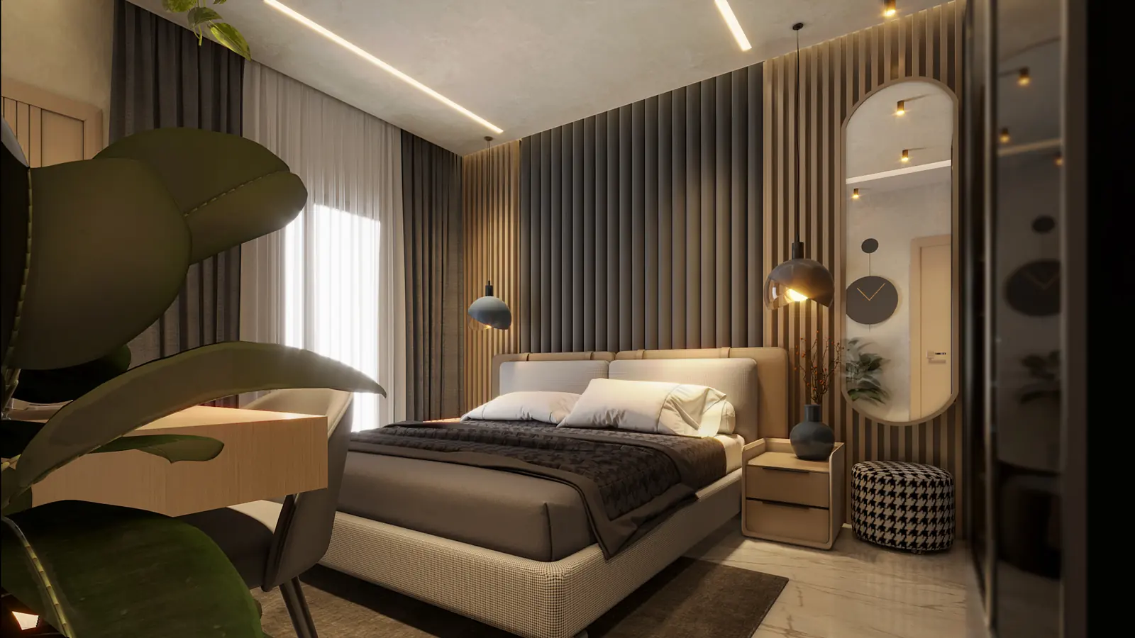 Interior view 2 – Pardi Residence, Valsad, turnkey execution by Pixel Solution