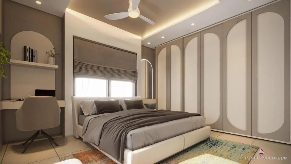 Interior view 5 – Wagholi Residence, Pune, interior design by Pixel Solution