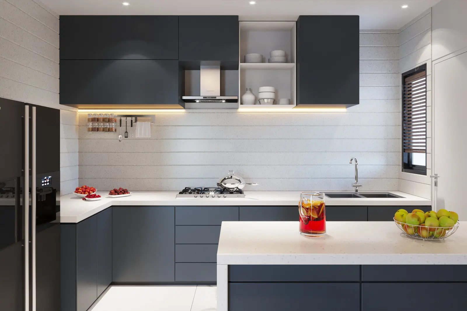 Kitchen – Silvassa Residence, turnkey execution by Pixel Solution