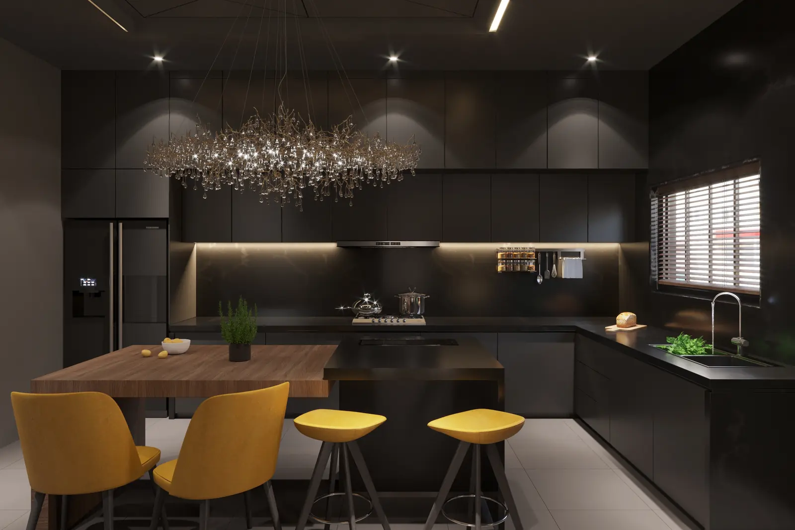 Kitchen – Valsad Residence, turnkey execution by Pixel Solution