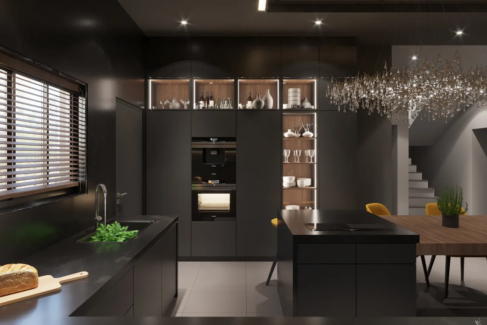 Kitchen – Valsad Residence, turnkey execution by Pixel Solution
