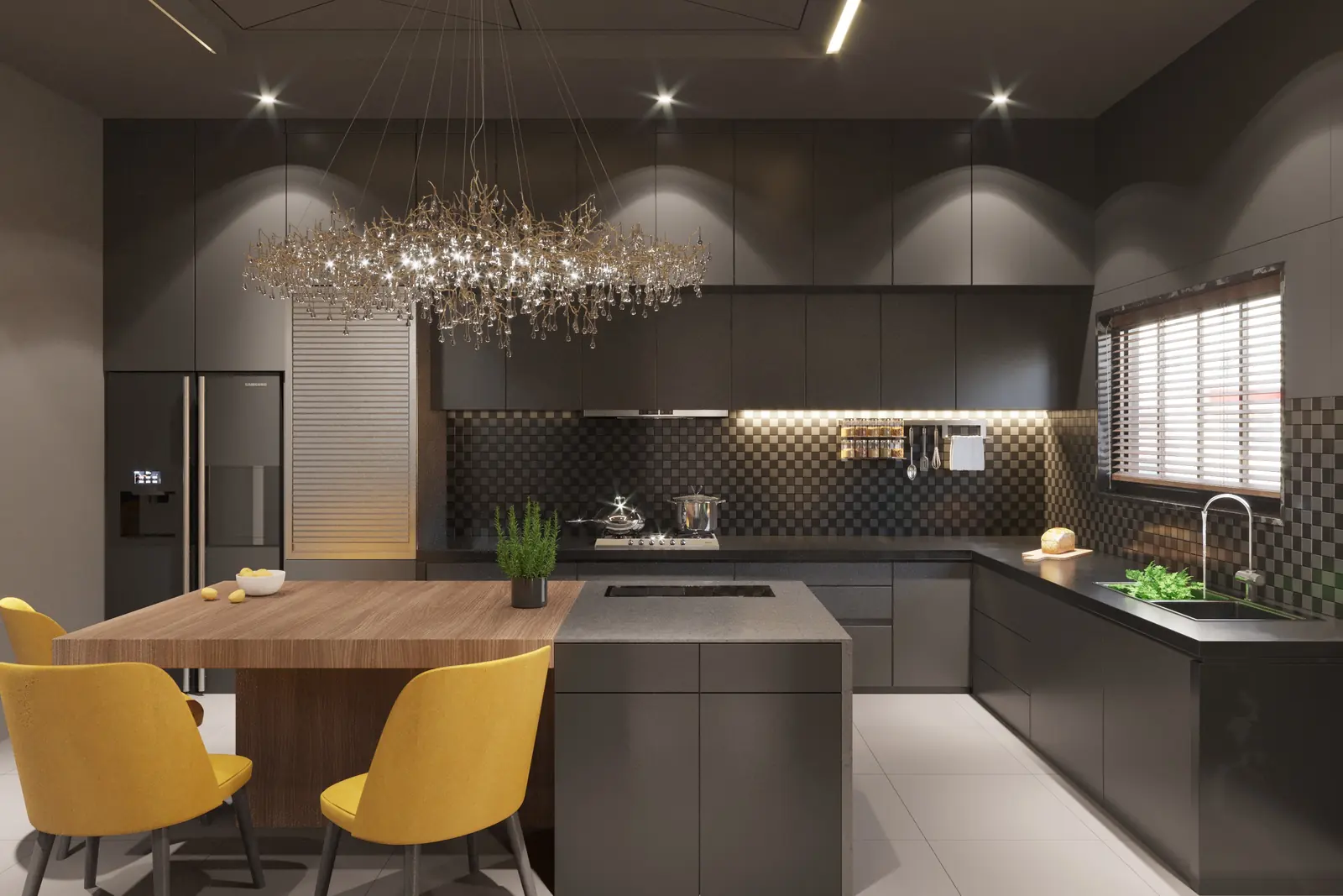 Kitchen – Valsad Residence, turnkey execution by Pixel Solution